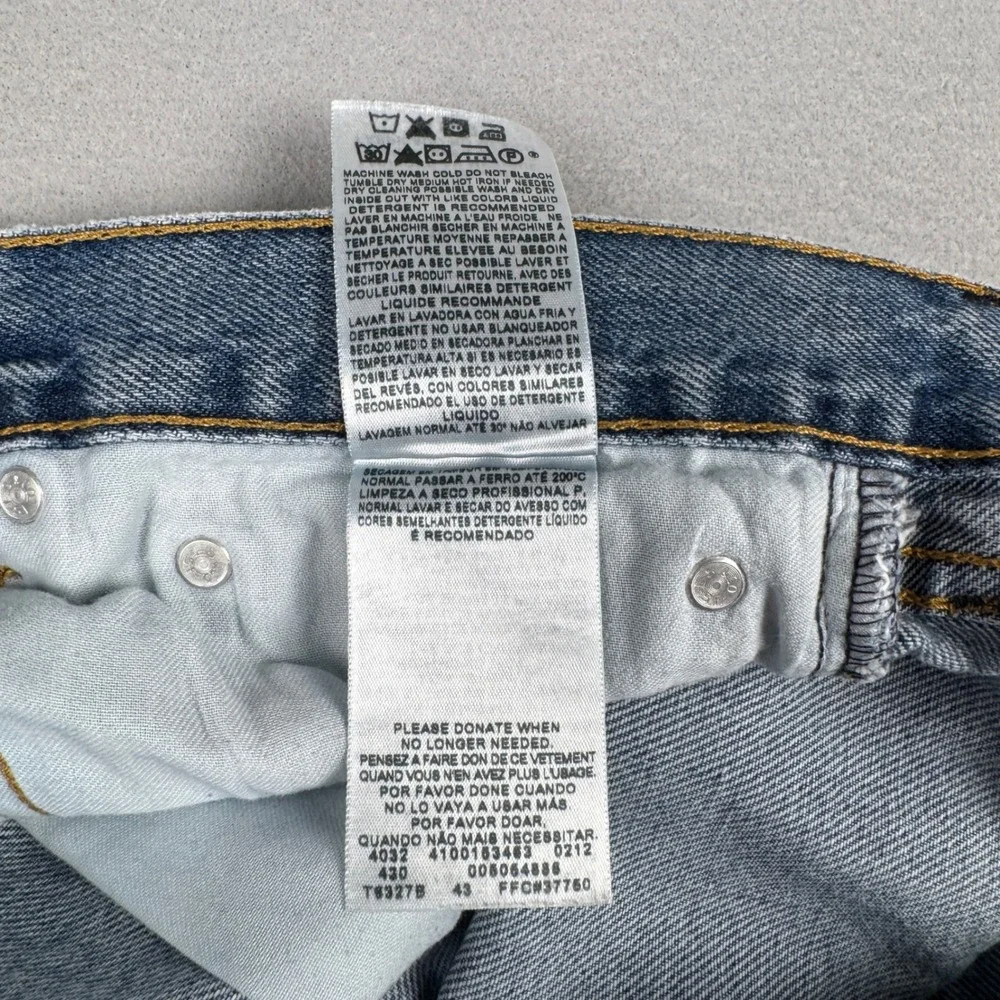Levis 505‎ Regular Fit Jeans Mens 36x29 (36x25) Medium Wash Blue Straight Leg